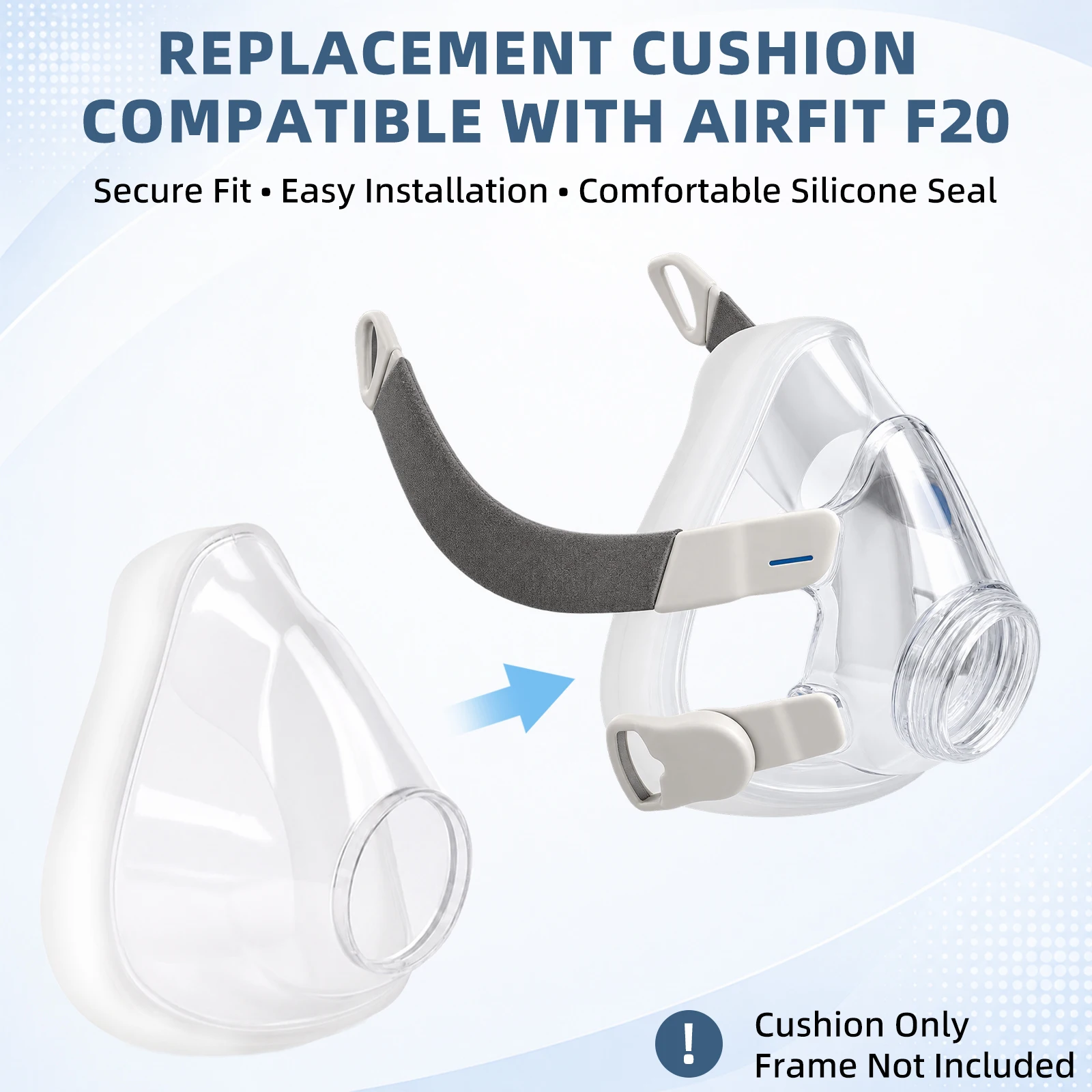 AirFit F20과 호환되는 교체 부품: 마스크 프레 - Silicone Mask Bracket 리뷰 및 가격