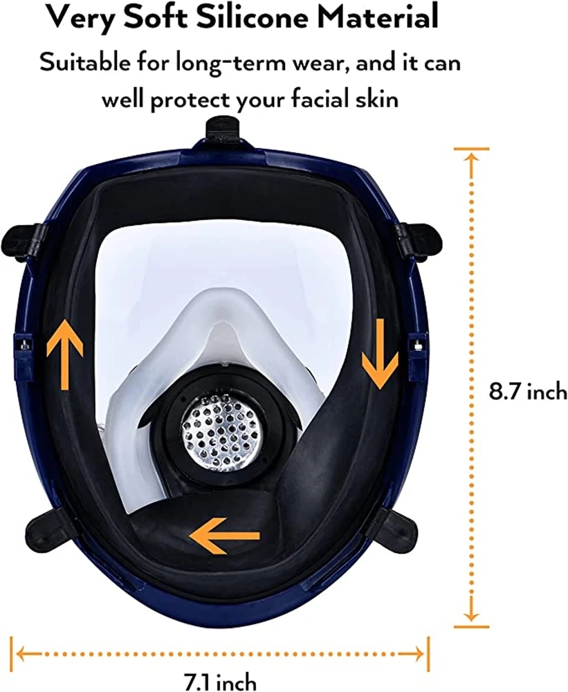화학 가스 마스크 6800 먼지 호흡기 산업용 산성 가 - Dust Mask Construction 리뷰 및 가격