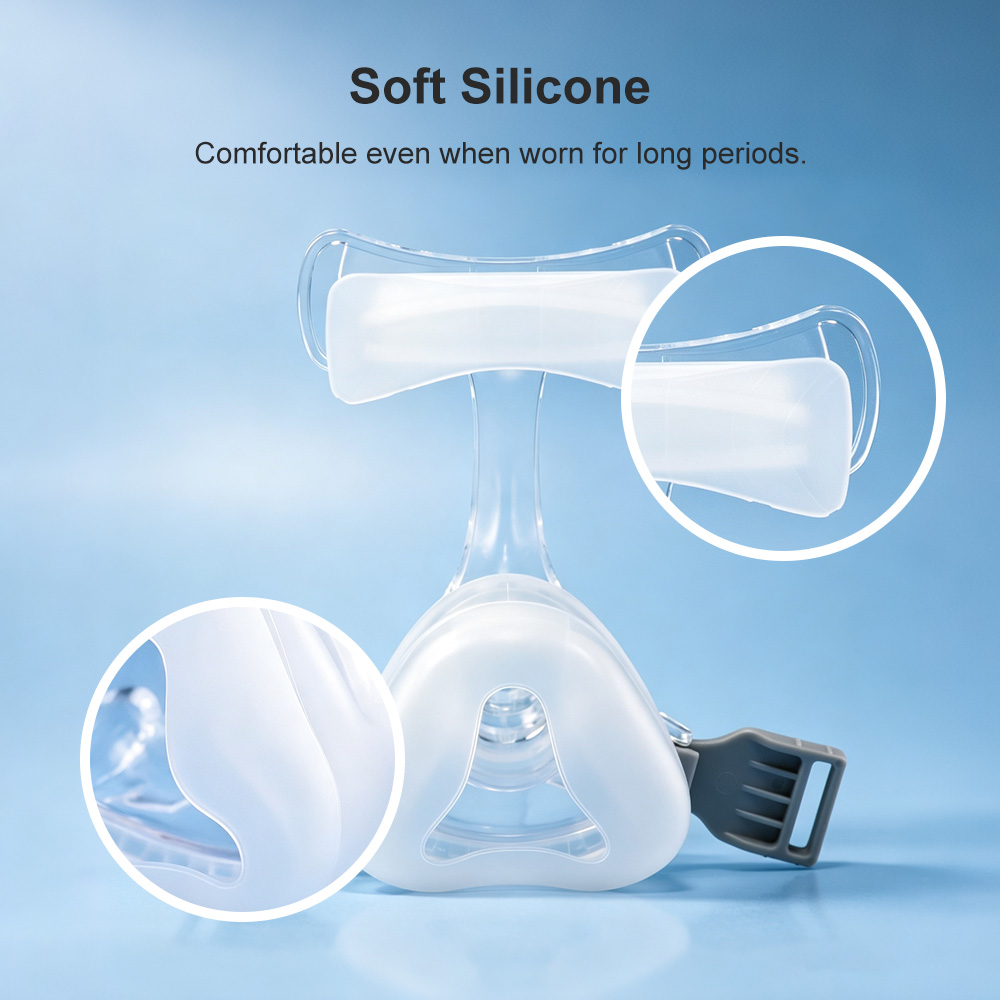 범용 CPAP 비강 마스크 (이마 지지 프레임, 실리콘 - Silicone Mask Bracket 리뷰 및 가격