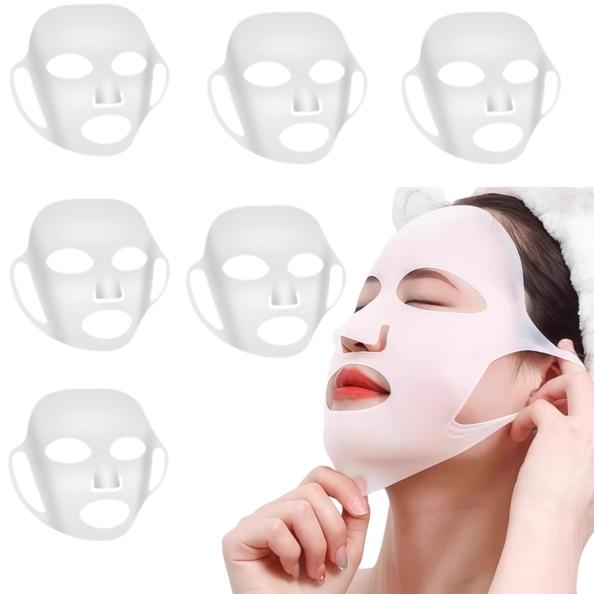 1개입 실리콘 마스크 커버, 재사용 가능한 보습 마스크 - Silicone Mask Bracket 리뷰 및 가격